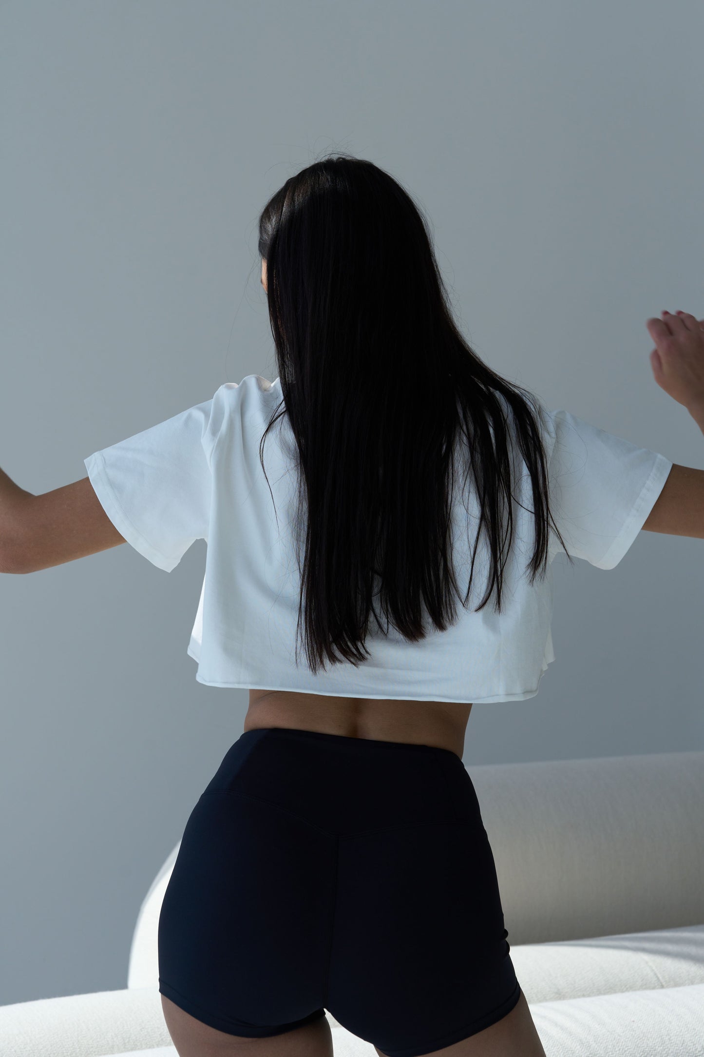 Cropped T-shirt White