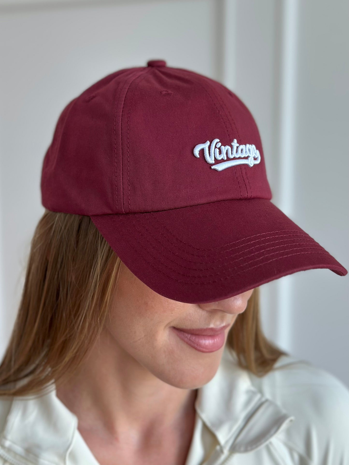 Vintage Cap Burgundy