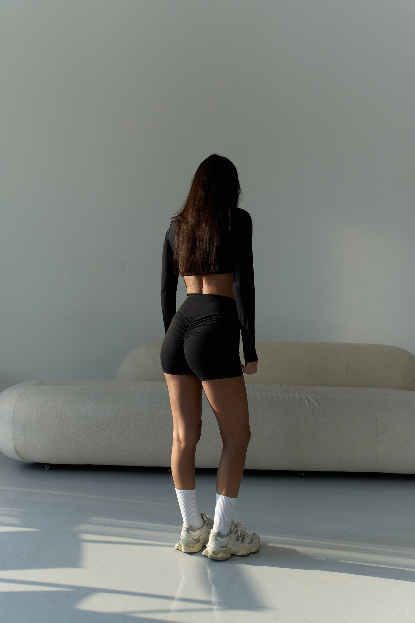 Serene Long-sleeve Top Black