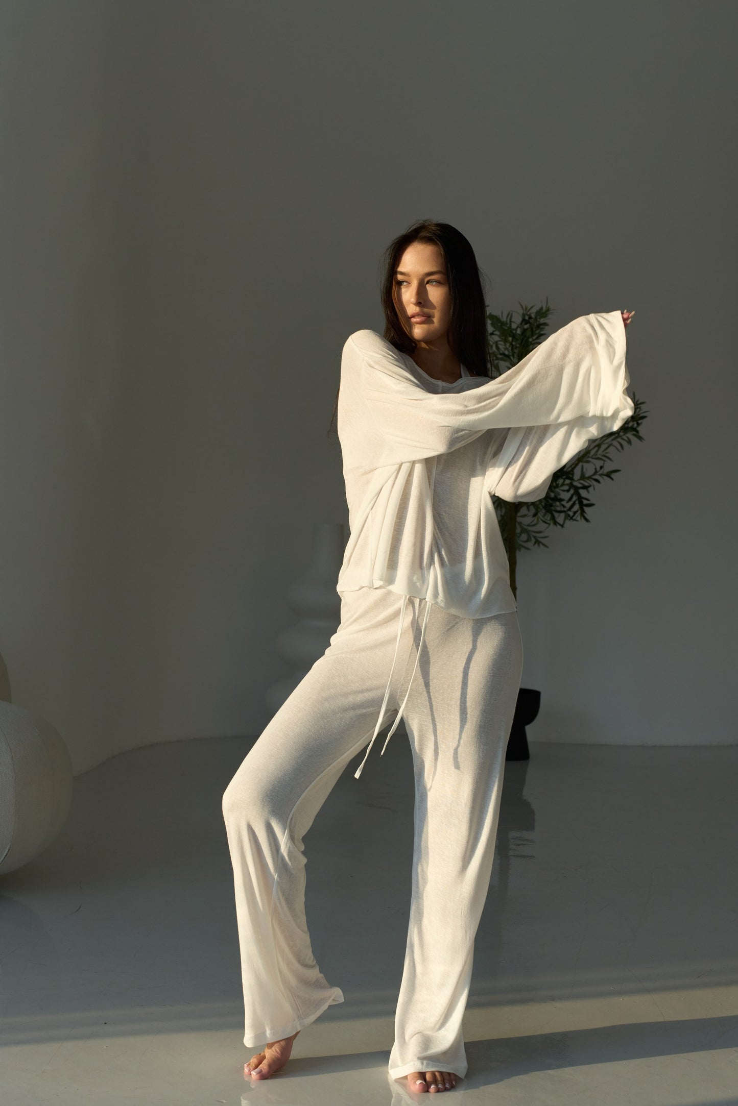 Heaven Pajama White