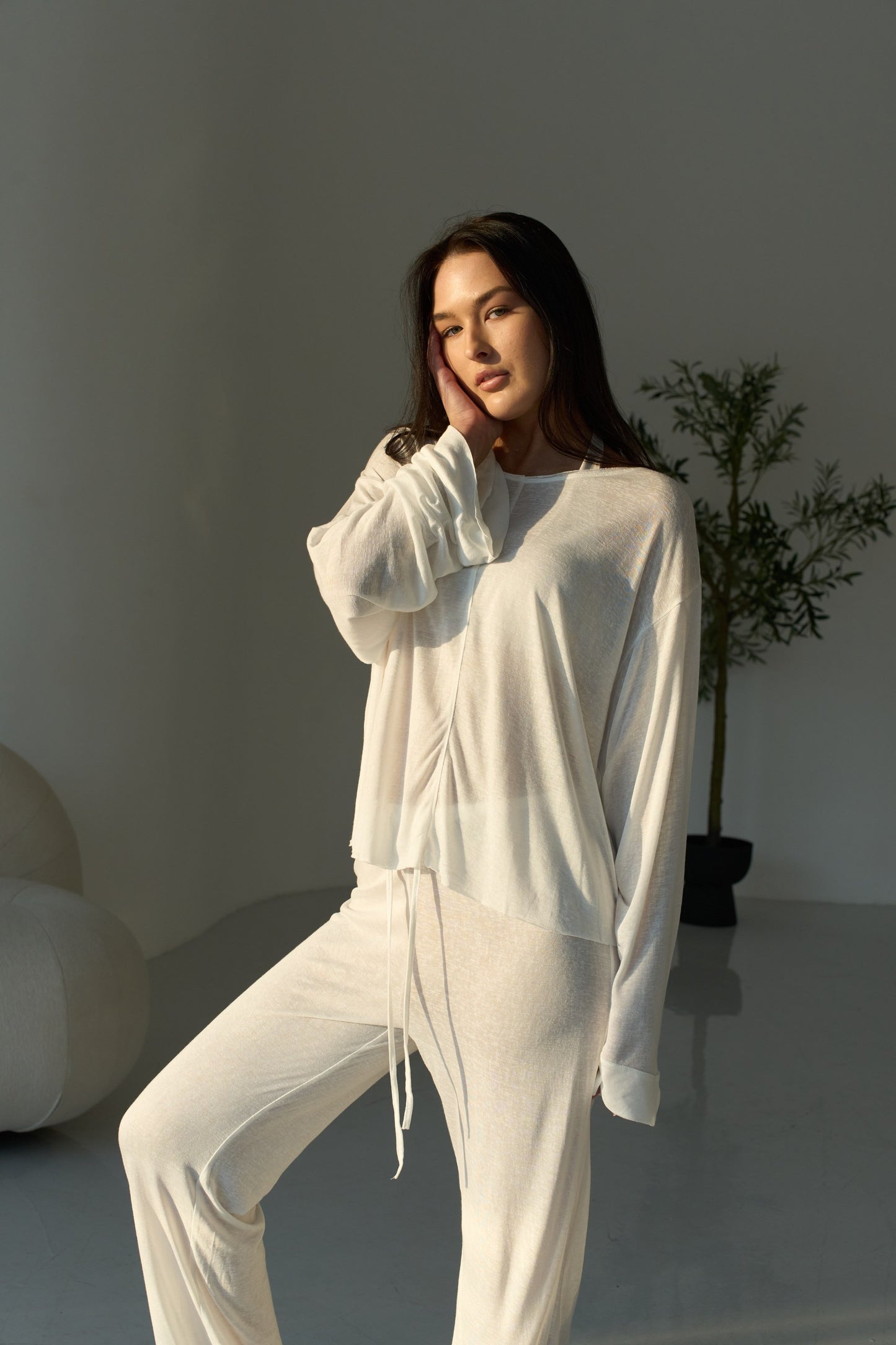 Heaven Pajama White