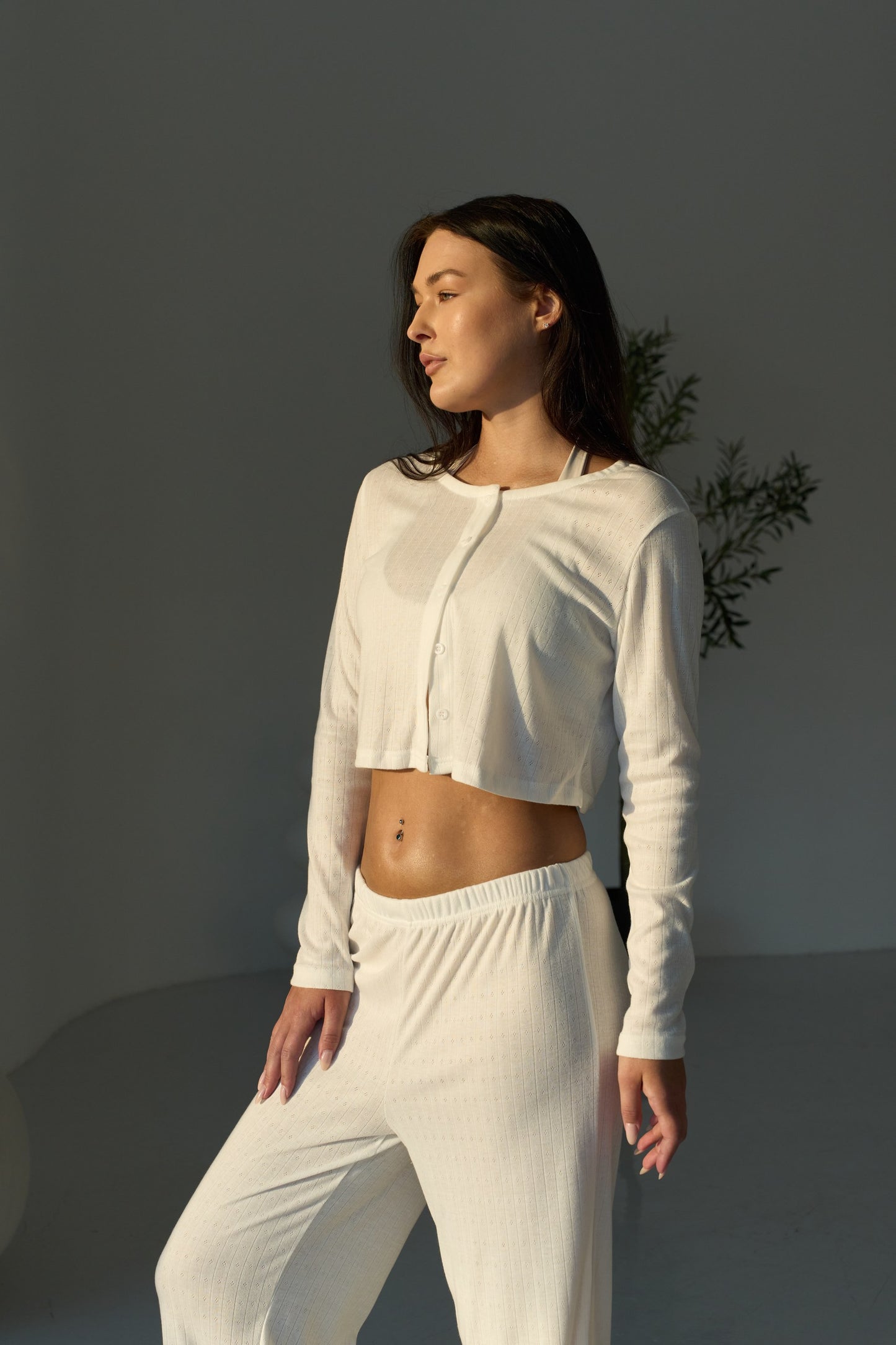 Cuddle Pajama White