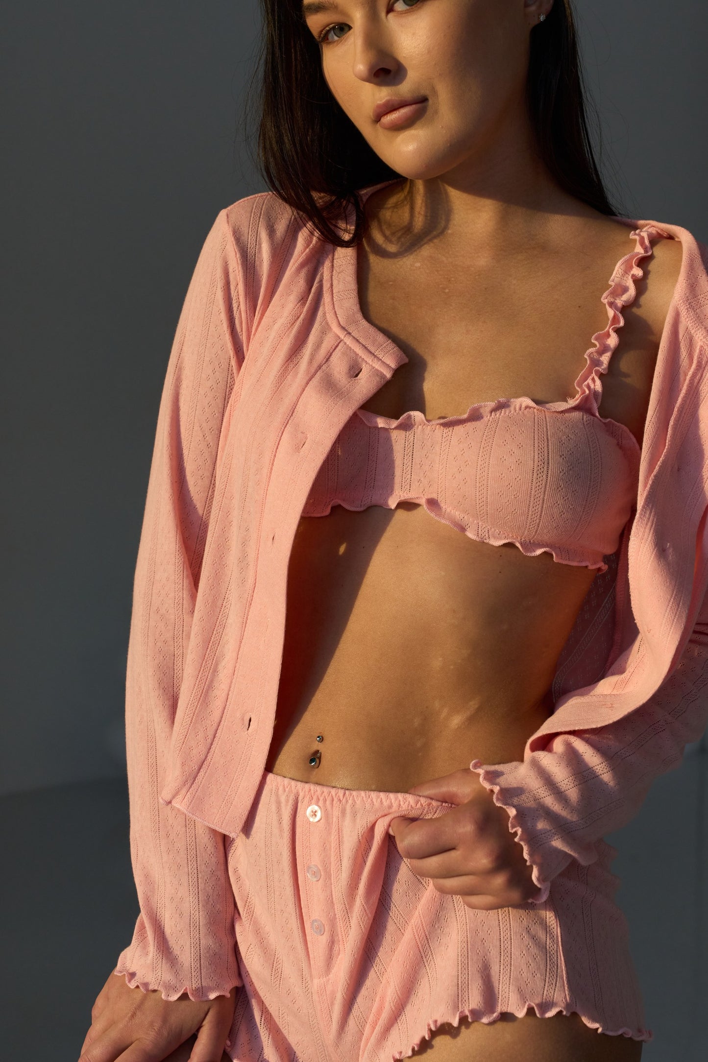 Rosy Pajama Pink (3-piece set)