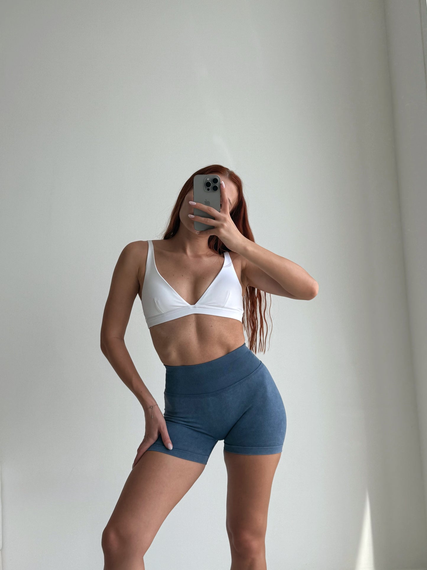 Pump Shorts Blue