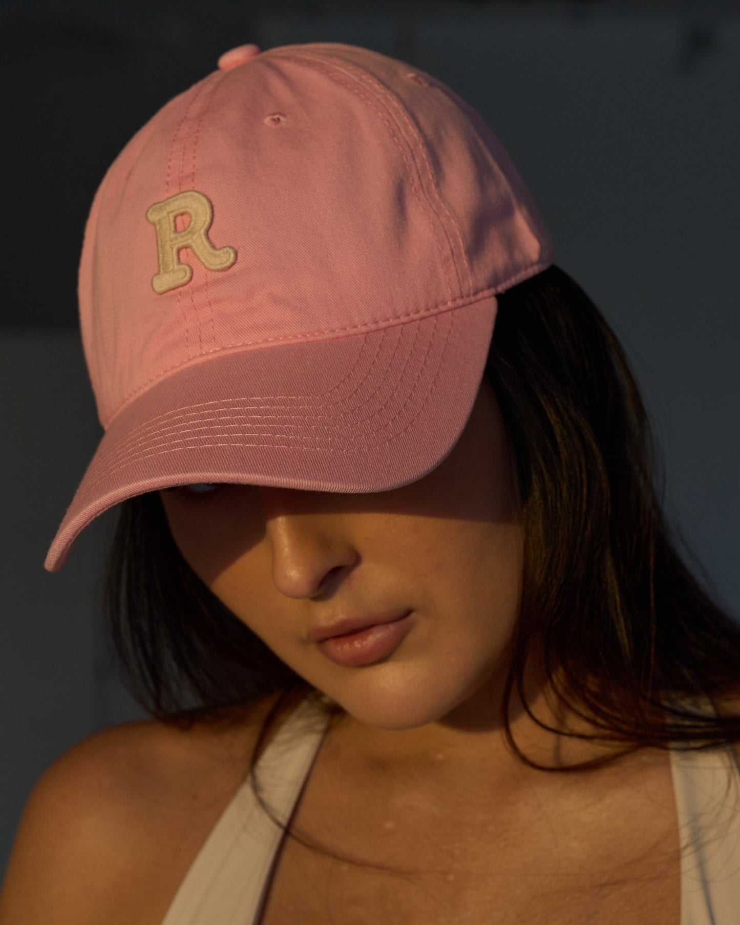 Pink R Cap